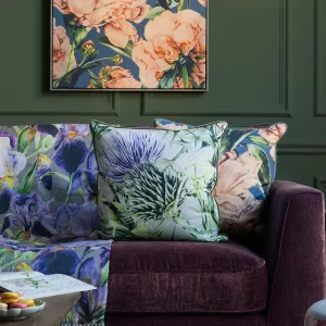 Penton Printed Feather Cushion Damson modern fashion rug  