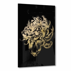 Peony Gold on Acrylic framed mural artwork