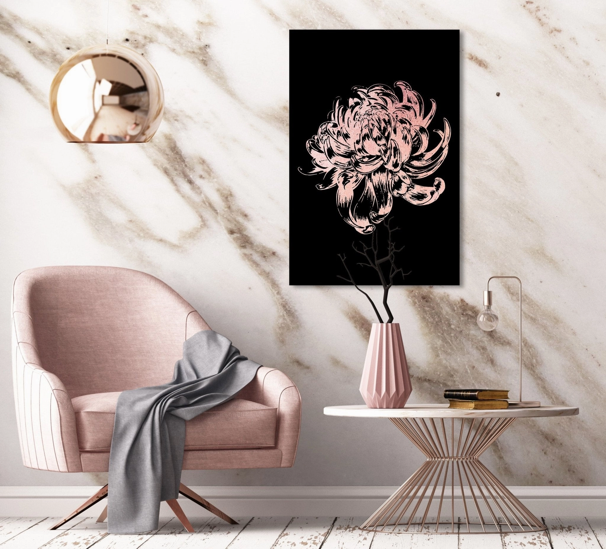 Peony Ros on Acrylic 