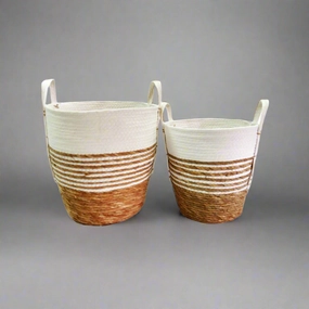 Peregrine Baskets S/2 decorative home ornament