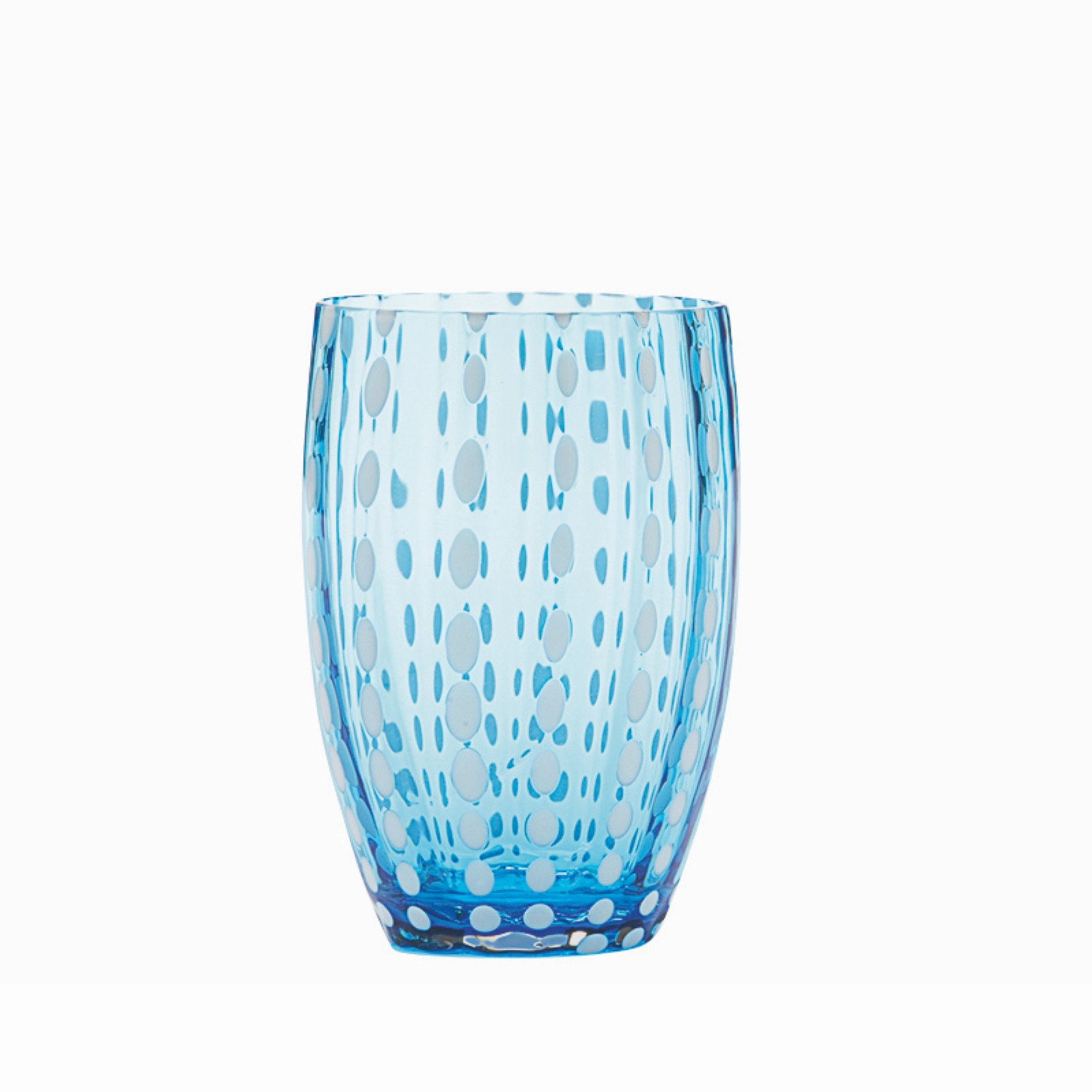 Perle Colored Glass Tumblers, Set of 2 mini desktop sculpture