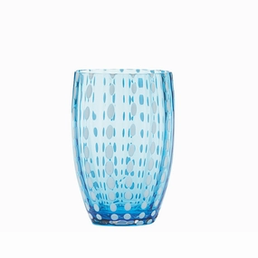 Perle Colored Glass Tumblers, Set of 2 mini desktop sculpture