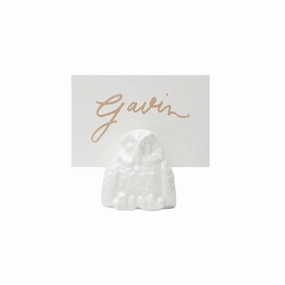 Petite Owl Place Card Holders mini desktop sculpture
