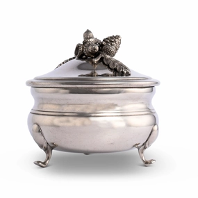 Pewter Acorn  Sauce Bowl mini desktop sculpture
