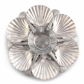 Pewter Marine Life Serving Tray cute desktop display