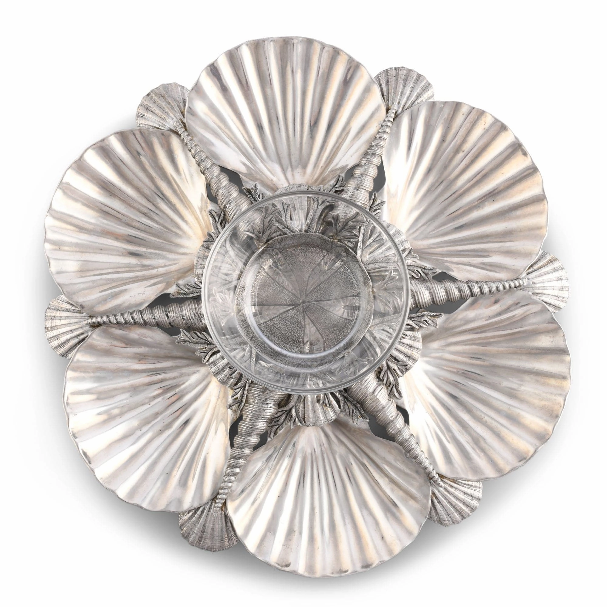 Pewter Marine Life Serving Tray cute desktop display