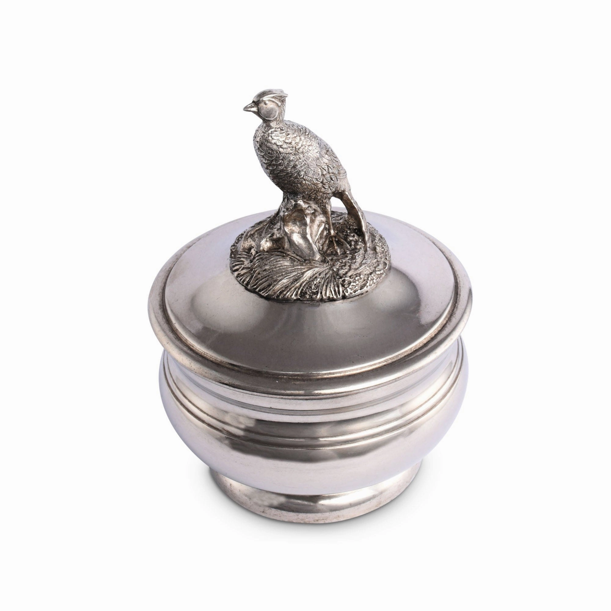 Pewter Pheasant Sauce Bowl