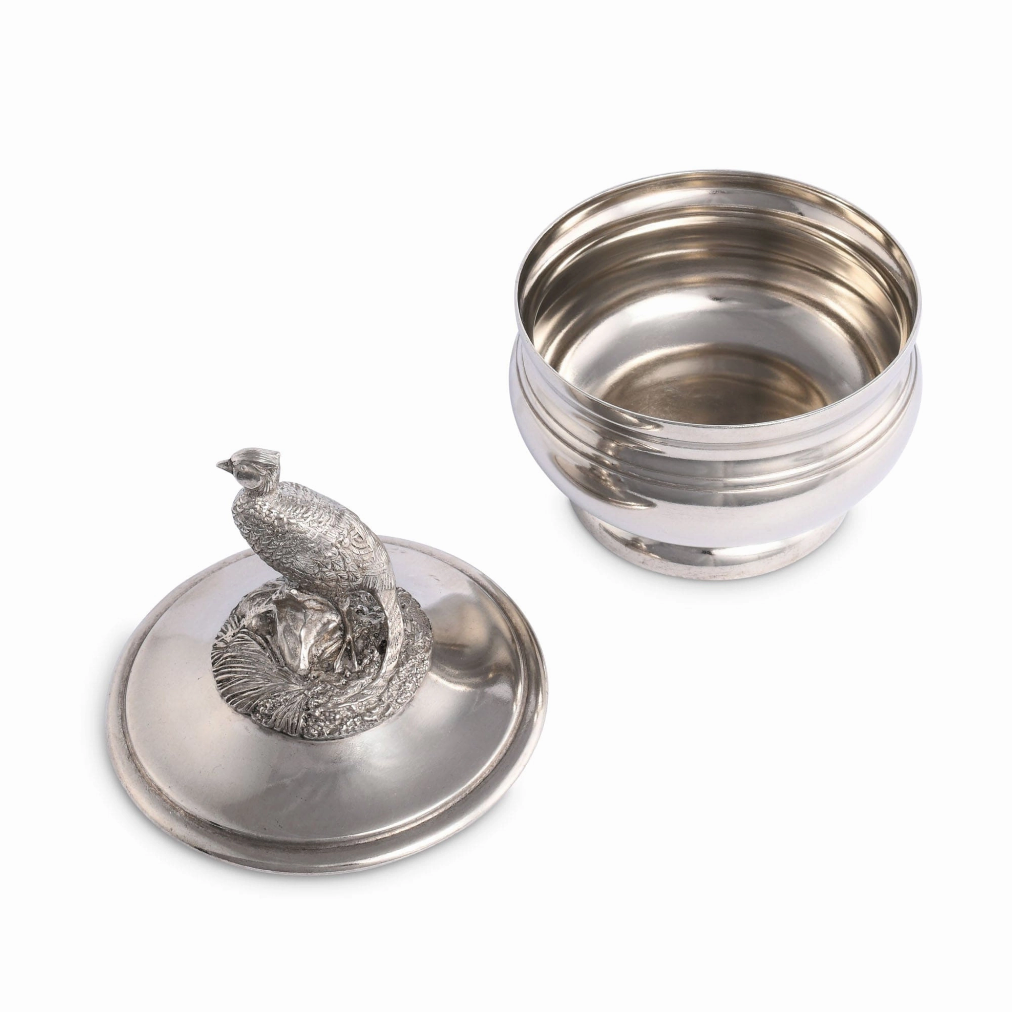 Pewter Pheasant Sauce Bowl