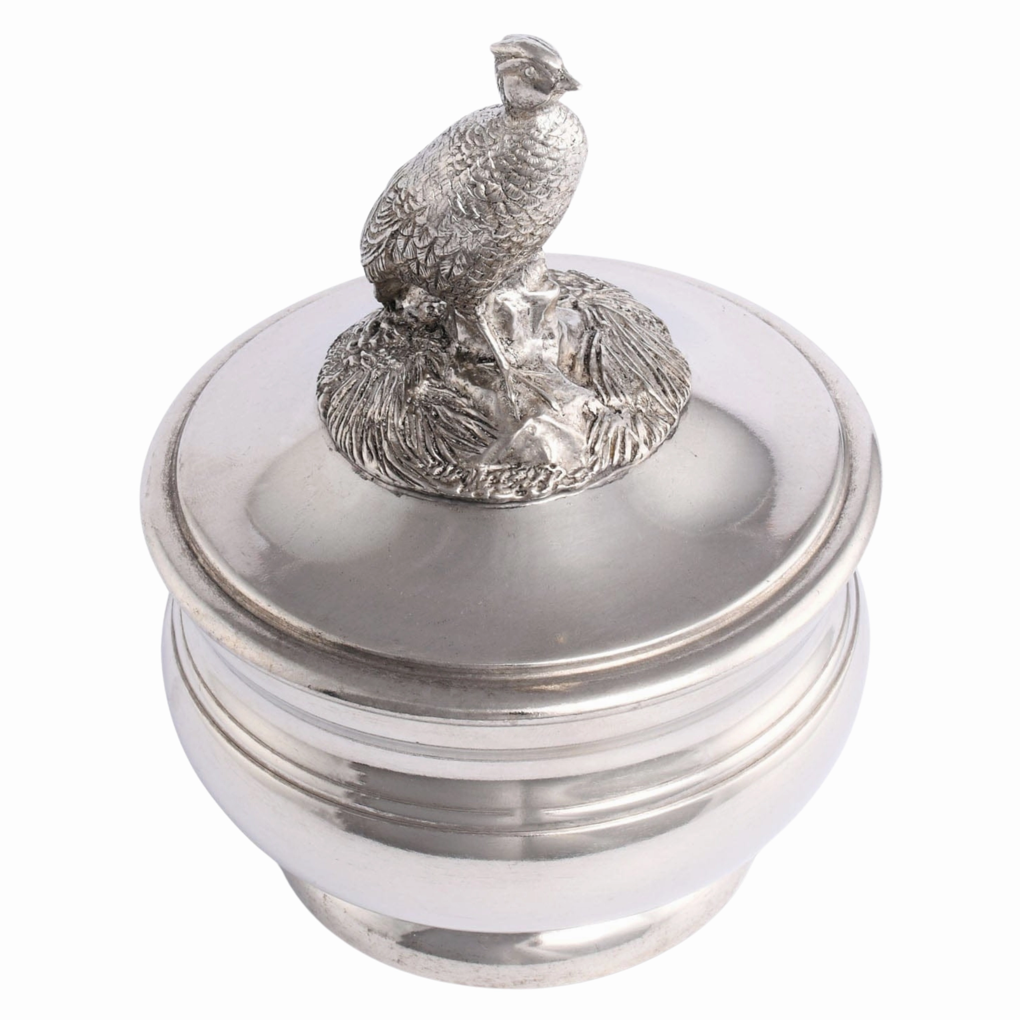 Pewter Pheasant Sauce Bowl