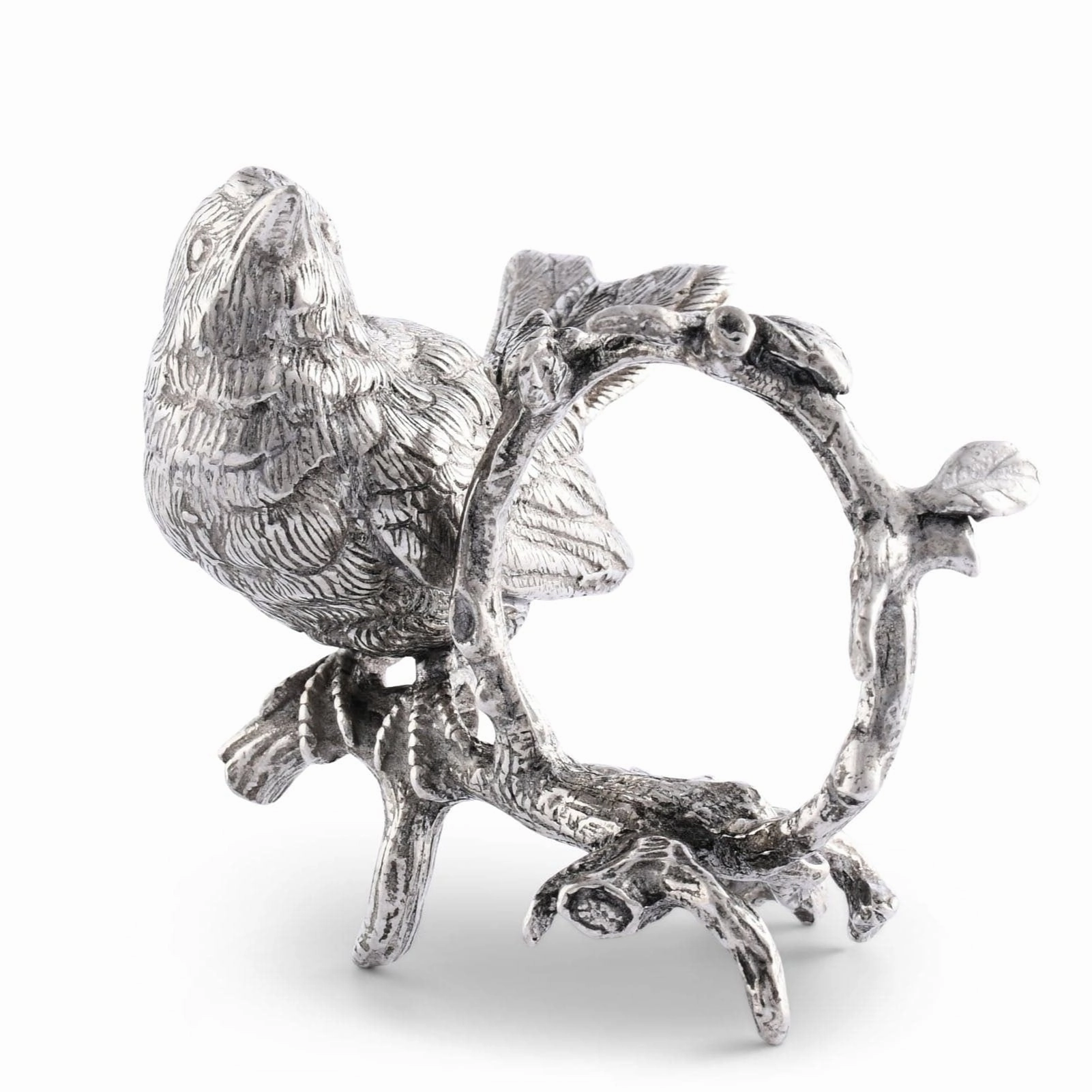 Pewter Song Bird Napkin Ring