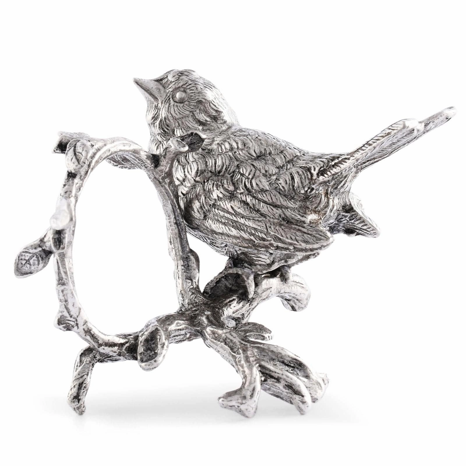 Pewter Song Bird Napkin Ring
