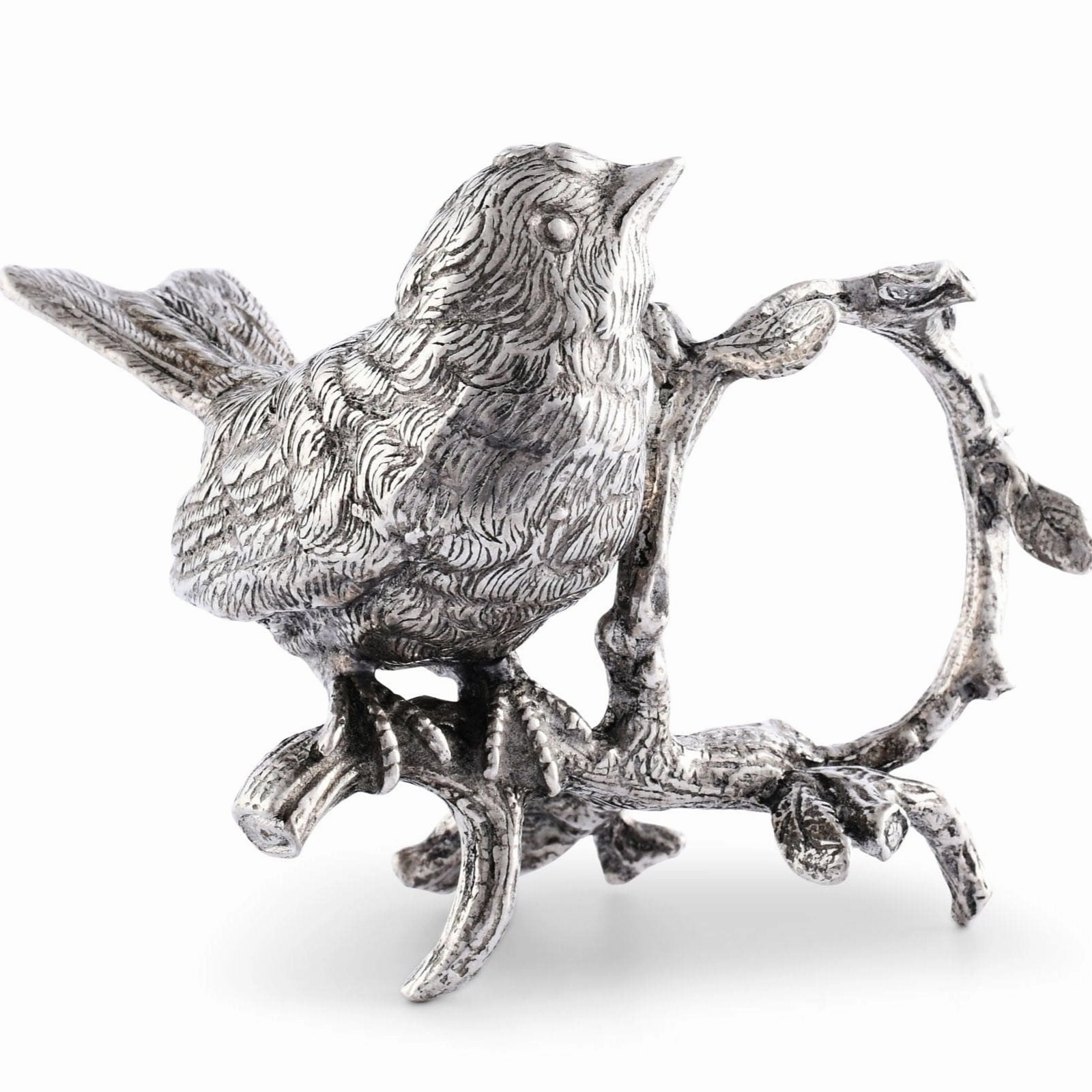 Pewter Song Bird Napkin Ring
