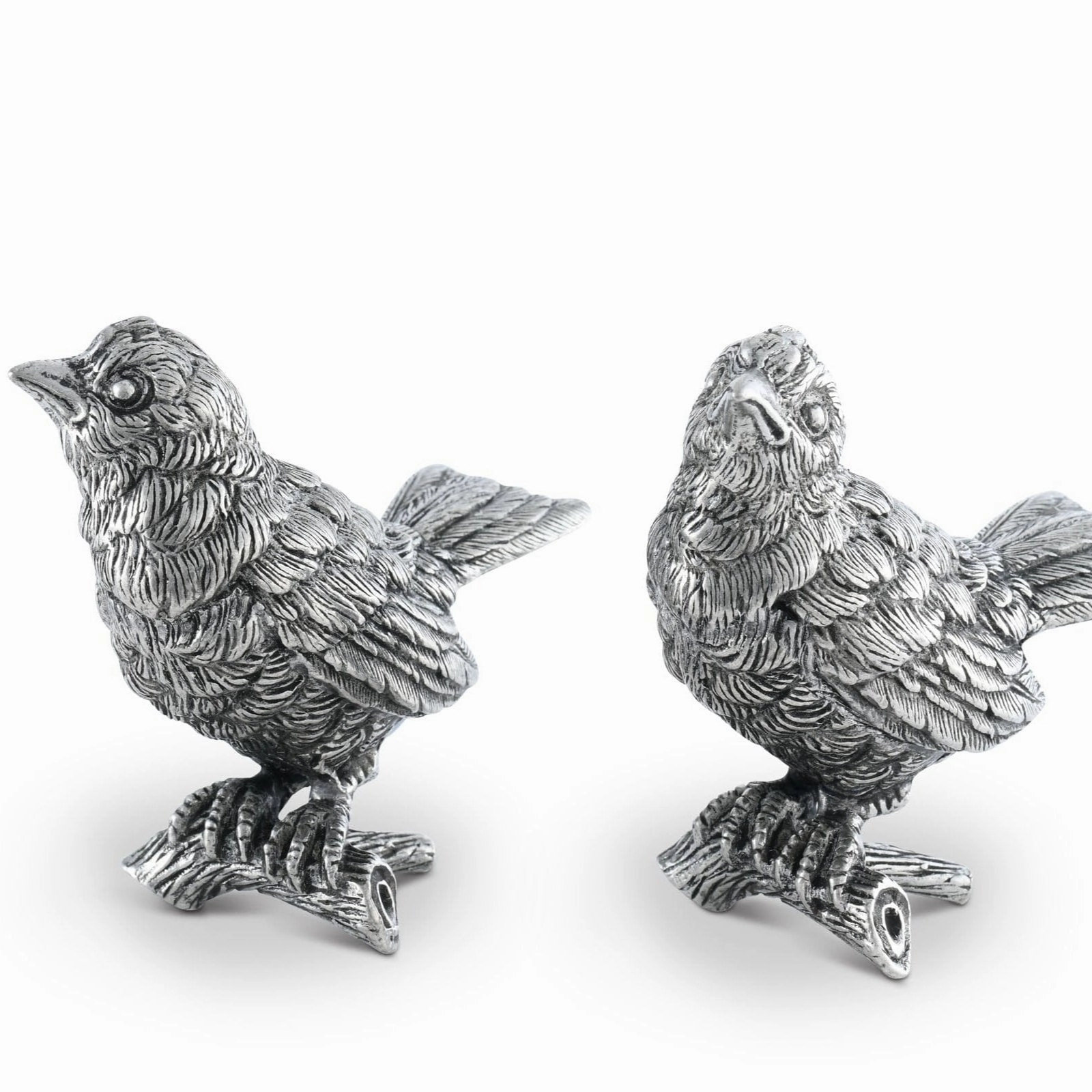 Pewter Song Birds Salt & Pepper Set
