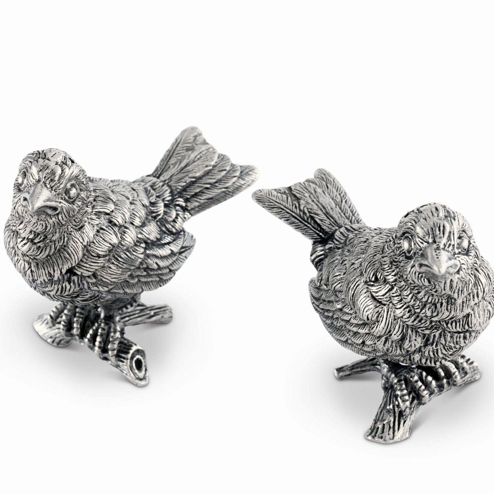 Pewter Song Birds Salt & Pepper Set