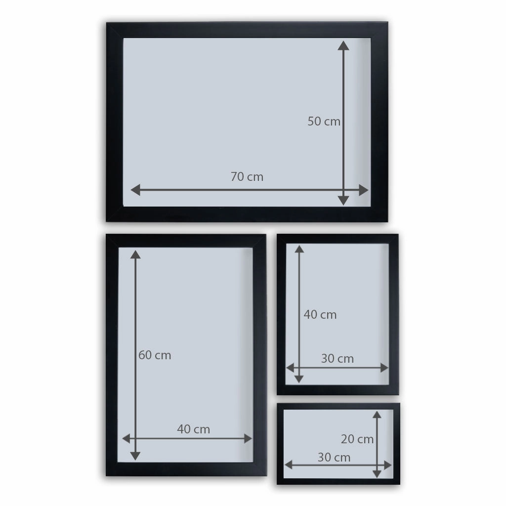 Picture frame perfect for posters -black-
