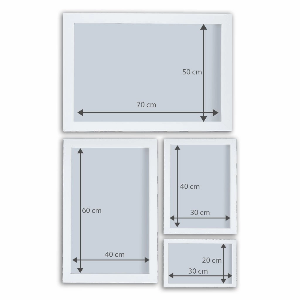 Picture frame perfect for posters -white-