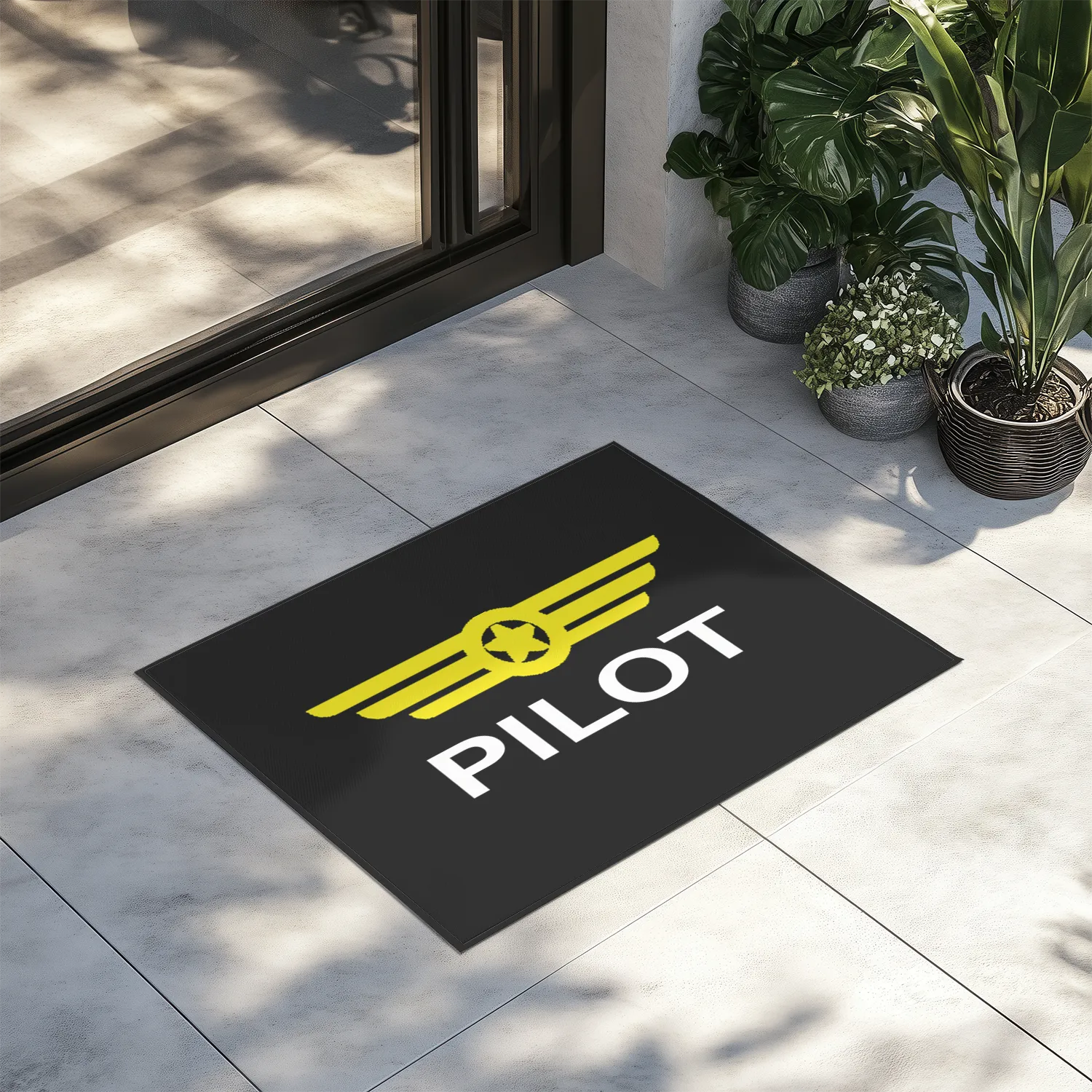 Pilot & Badge Designed Door Mats door entrance rug