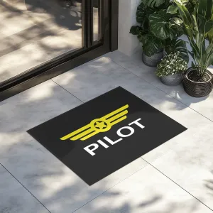 Pilot & Badge Designed Door Mats door entrance rug