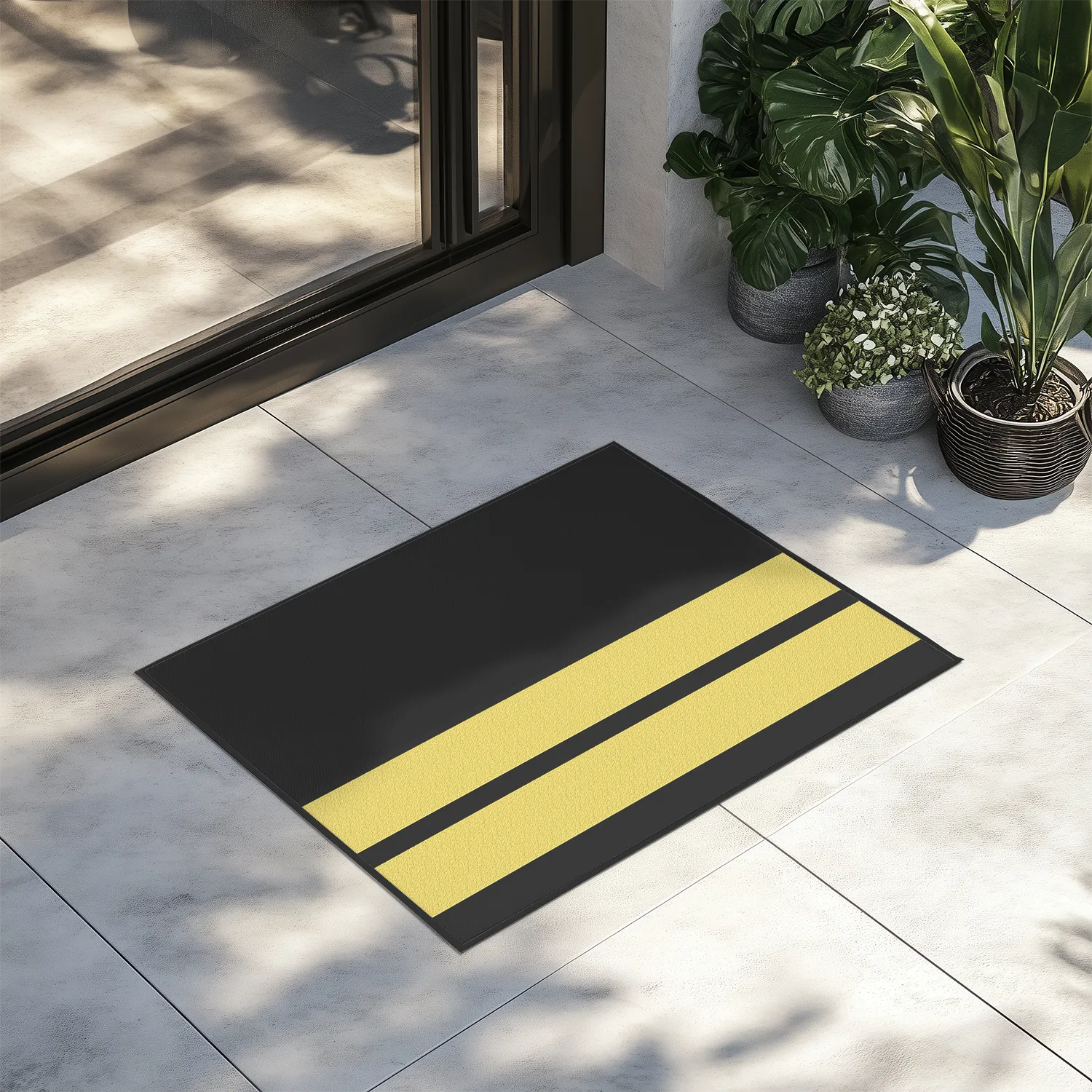 Pilot Epaulette (2 Lines) Designed Door Mats door entrance rug