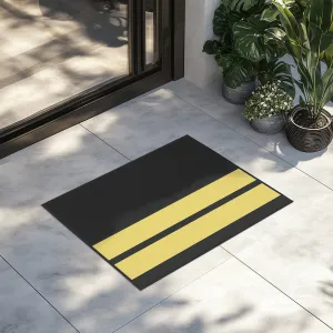 Pilot Epaulette (2 Lines) Designed Door Mats door entrance rug