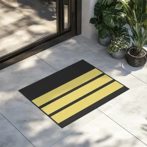 Pilot Epaulette (3 Lines) Designed Door Mats door entrance rug