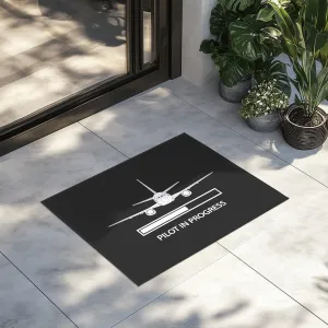 Pilot In Progress Designed Door Mats door entrance rug