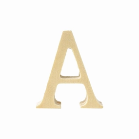 Pine Standing Wood Letters Numbers and Symbols, 2-inch, 3-count wooden room decoration