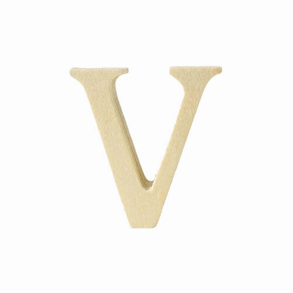 Pine Standing Wood Letters Numbers and Symbols, 2-inch, 3-count