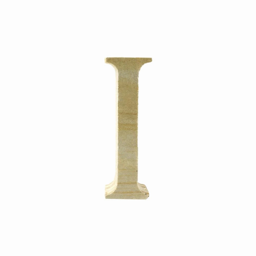 Pine Standing Wood Letters Numbers and Symbols, 2-inch, 3-count
