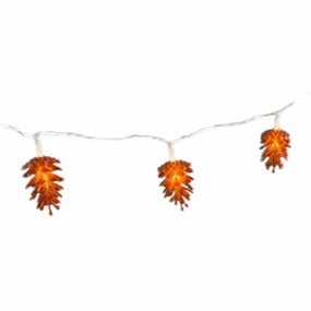 Pinecone Lightstring minimalist art object  