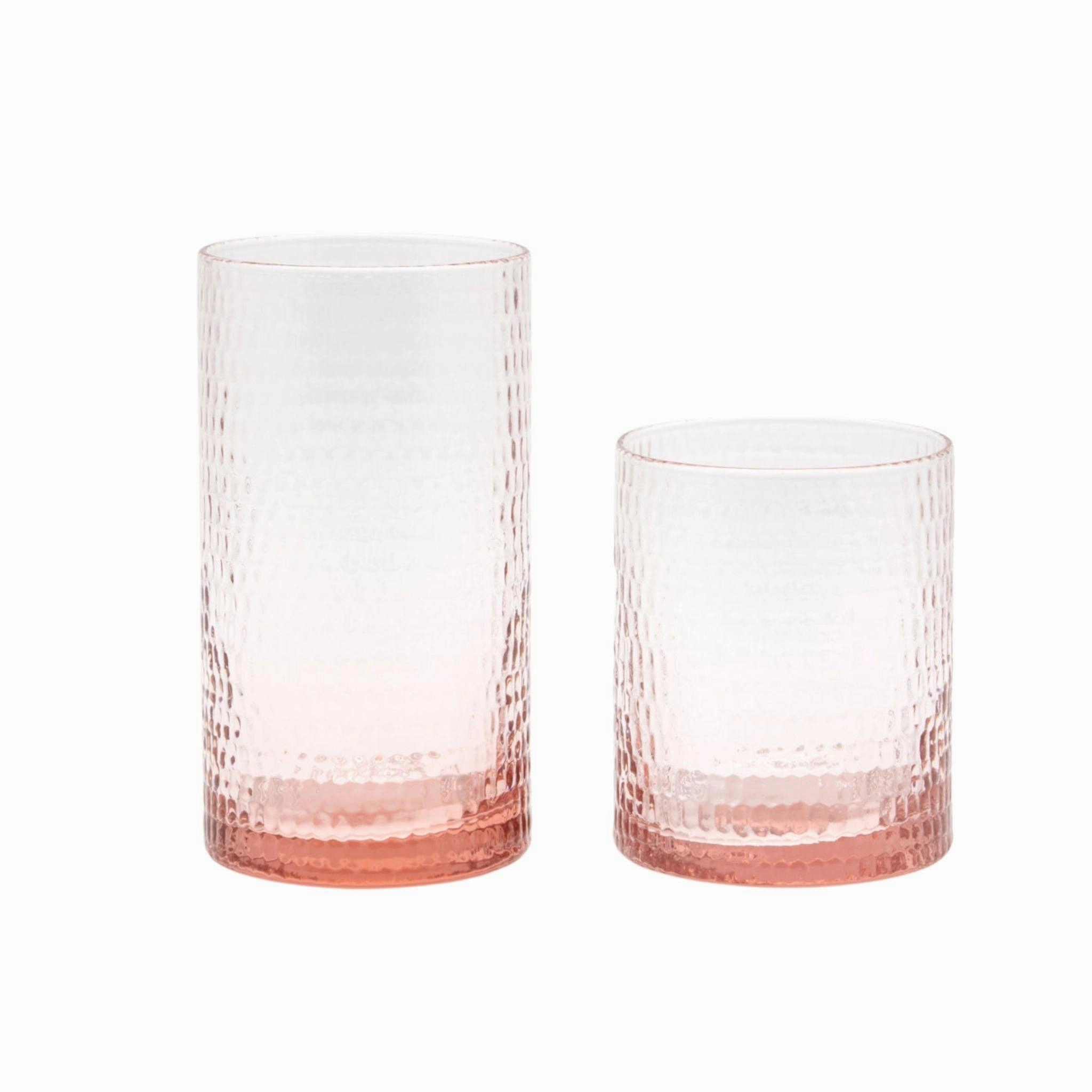 Pink Crocodile Texture Hand Blown Glasses cute desktop display