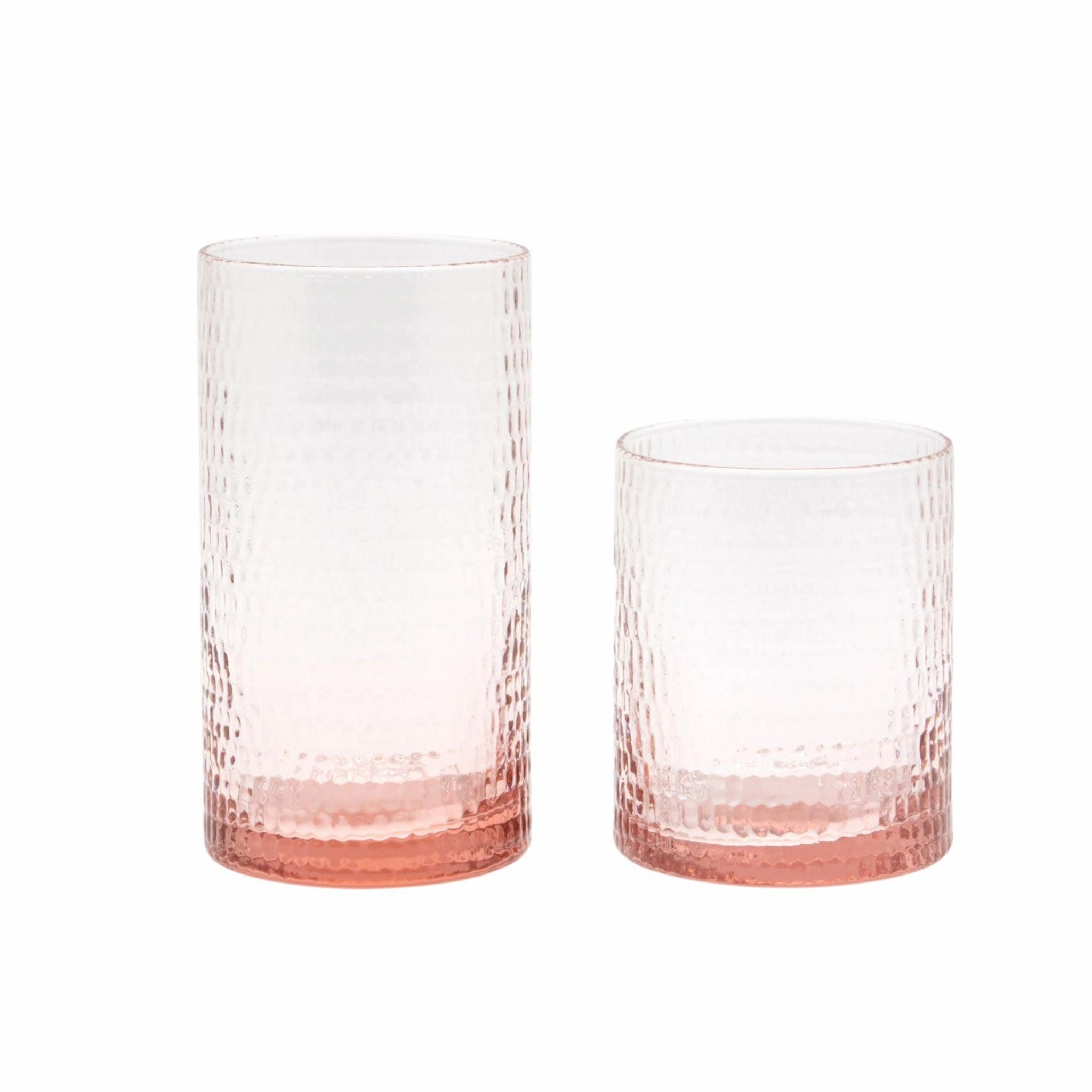 Pink Crocodile Texture Hand Blown Glasses mini desktop sculpture