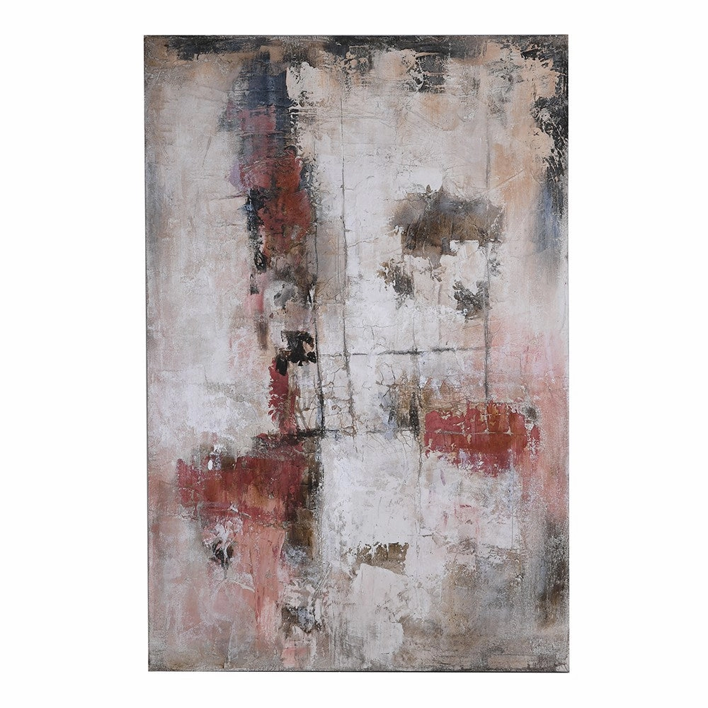 Pink Hue Textural Abstract Painting 150cm