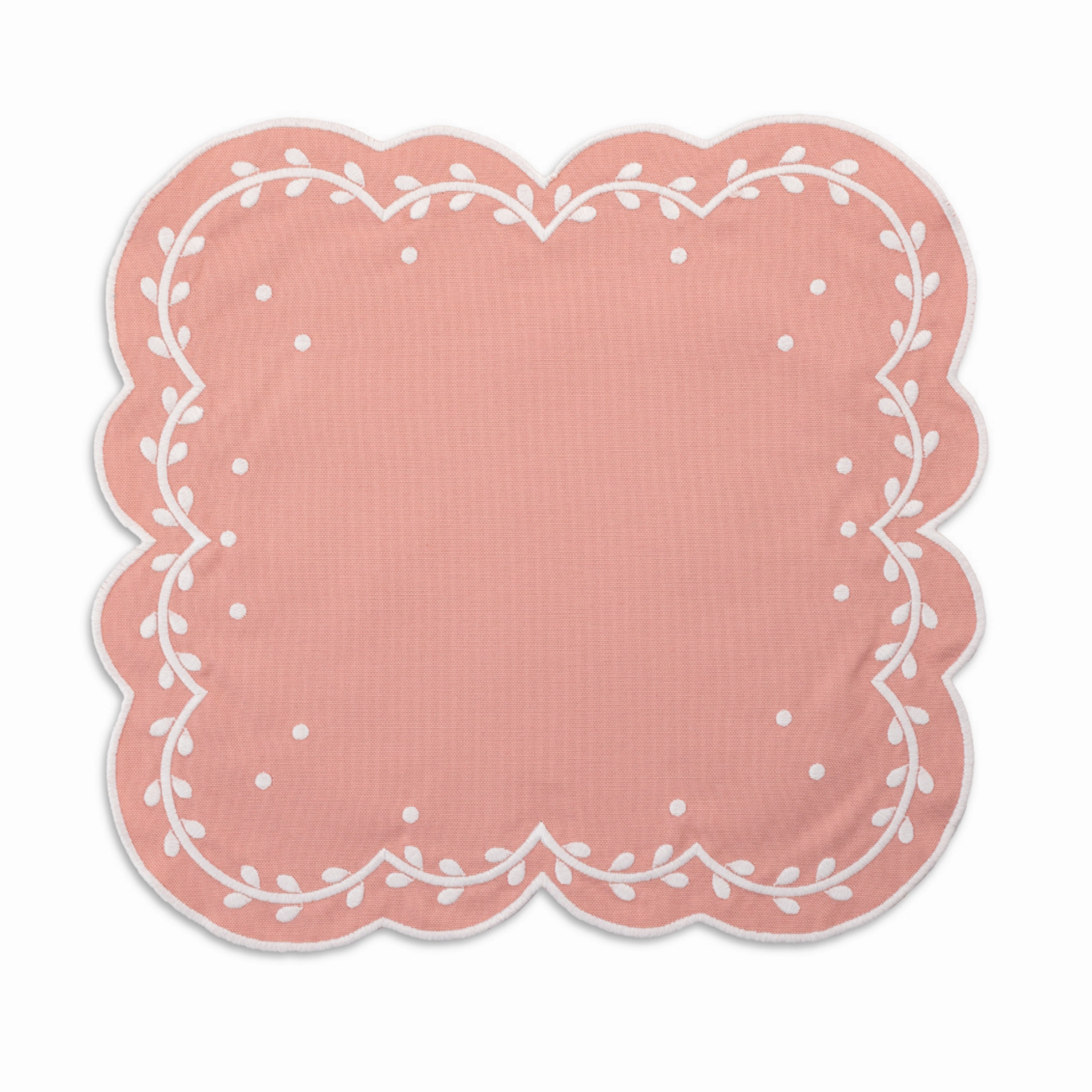 Pink Ivy Placemat and Napkin Set mini desktop sculpture