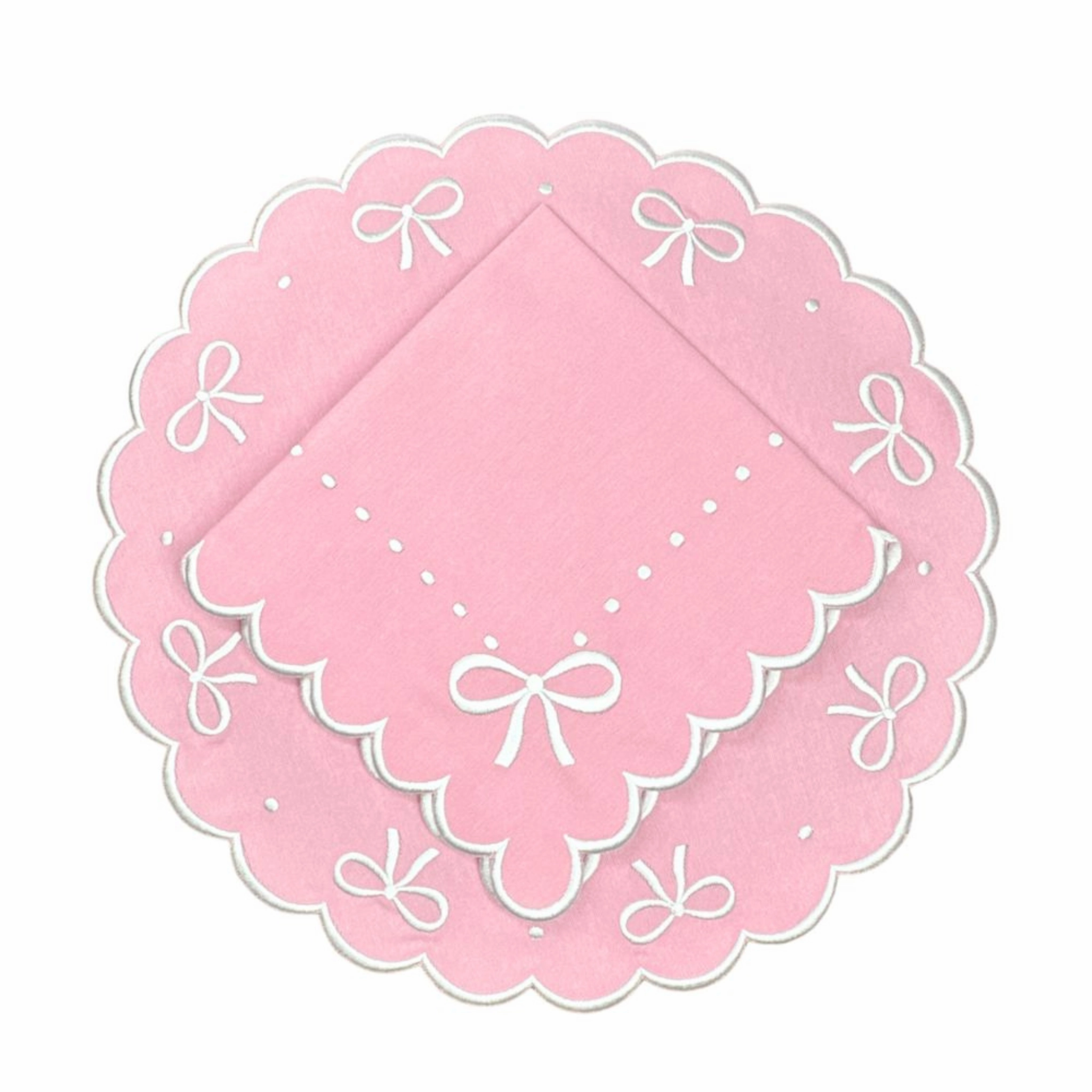 Pink Juliet Bows Placemat, Set of 4