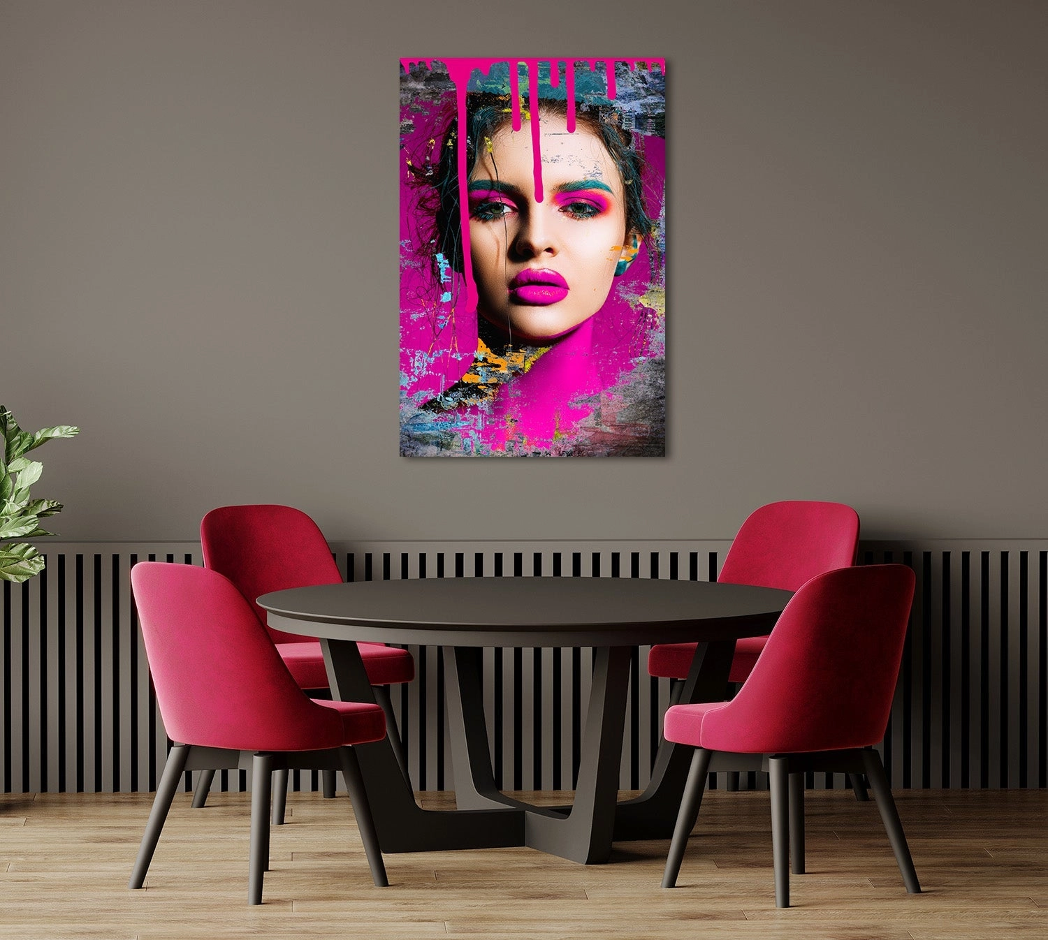 Pink Passion Neon on acrylic glass