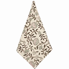 Pink Pomegranate Cabana Floral Printed Cotton Napkins mini desktop sculpture