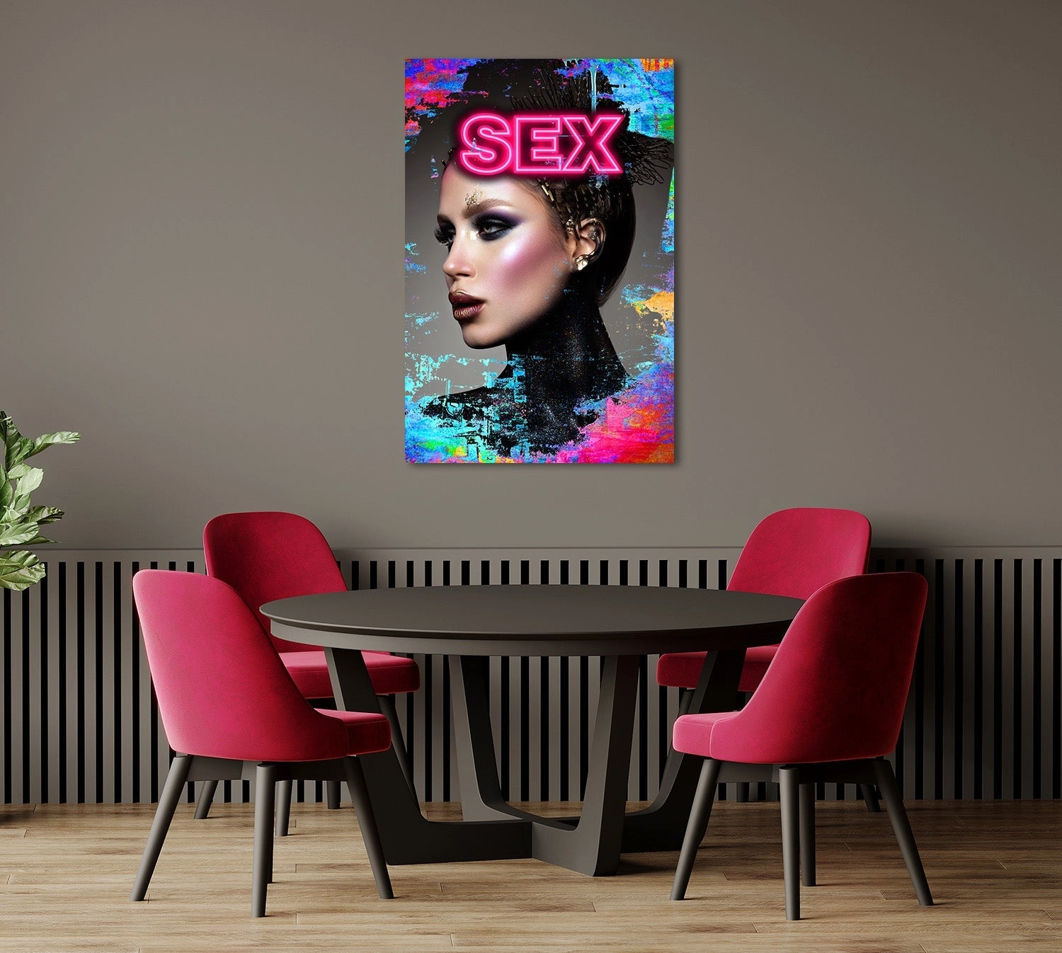 Pink Seduction Neon on acrylic glass