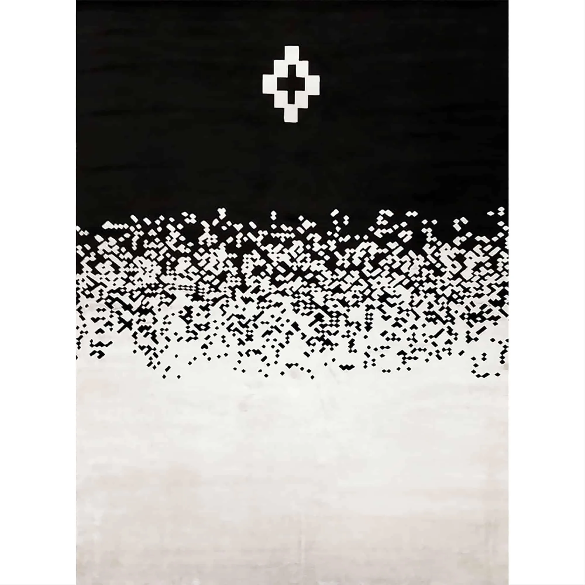 PIXEL  MARCELO BURLON neutral everyday carpet