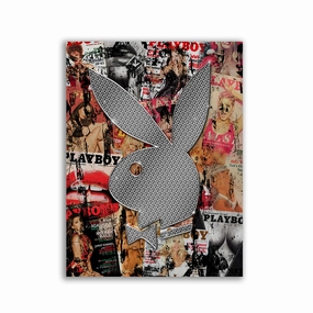 Playboy Bunny by Frank Amoruso framed mural artwork