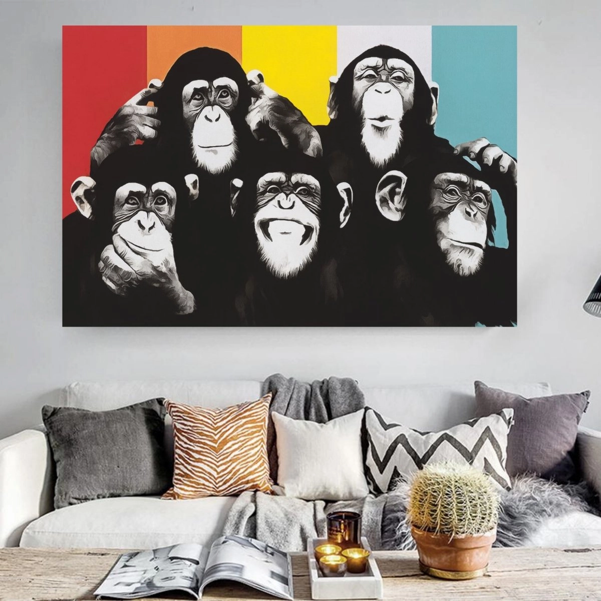 Pop Art Chimps 