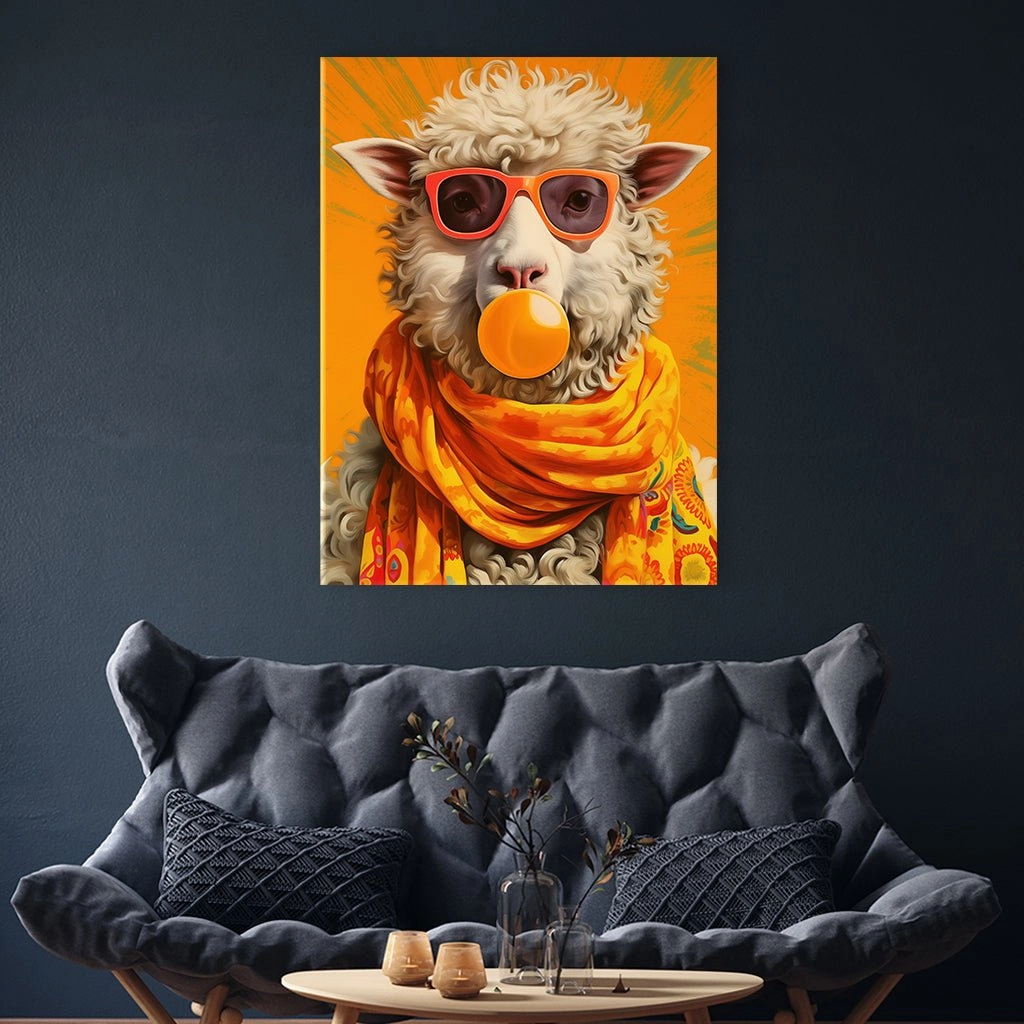 Pop Art Sheep by Frank Daske