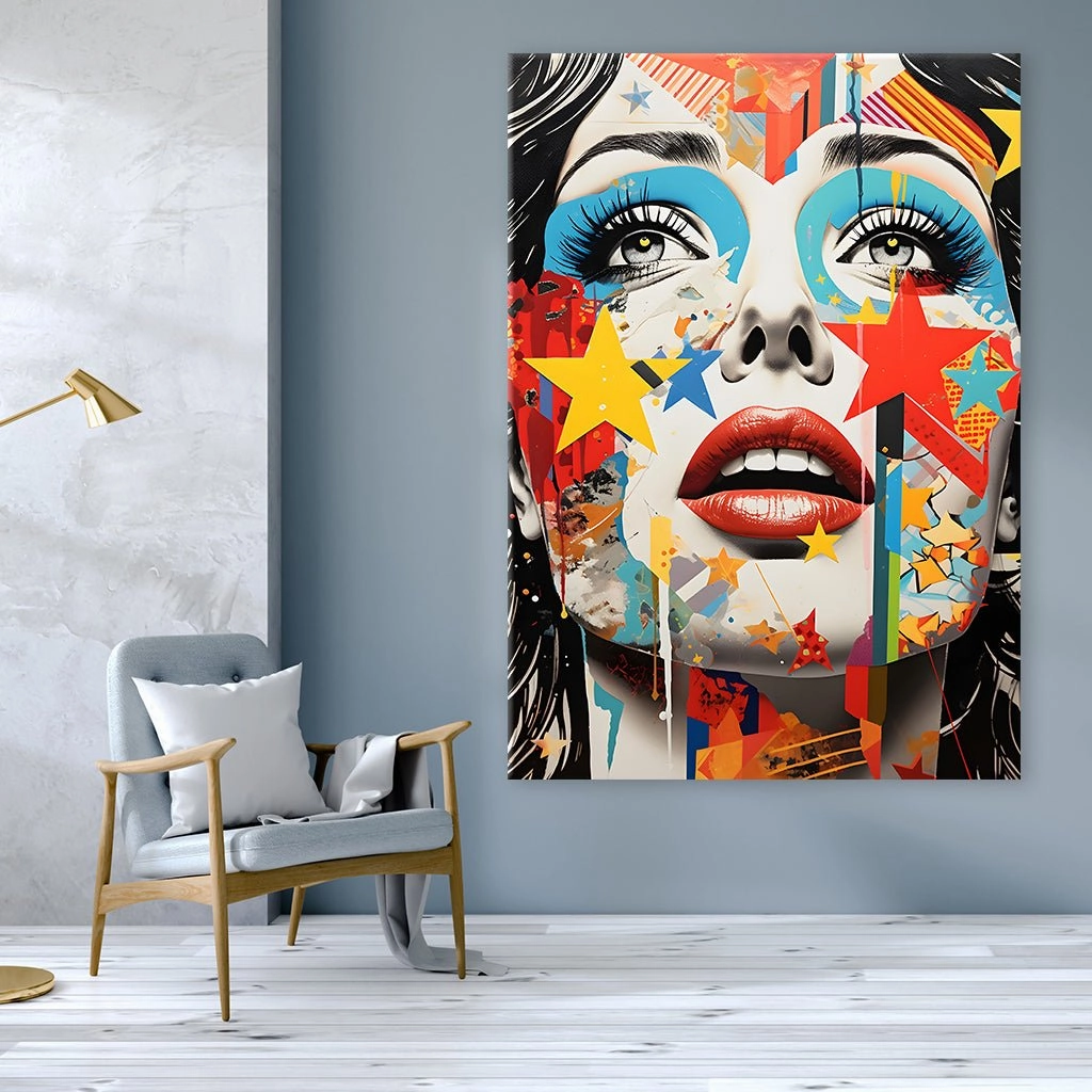 Pop Art Star by Rosa Piazza 