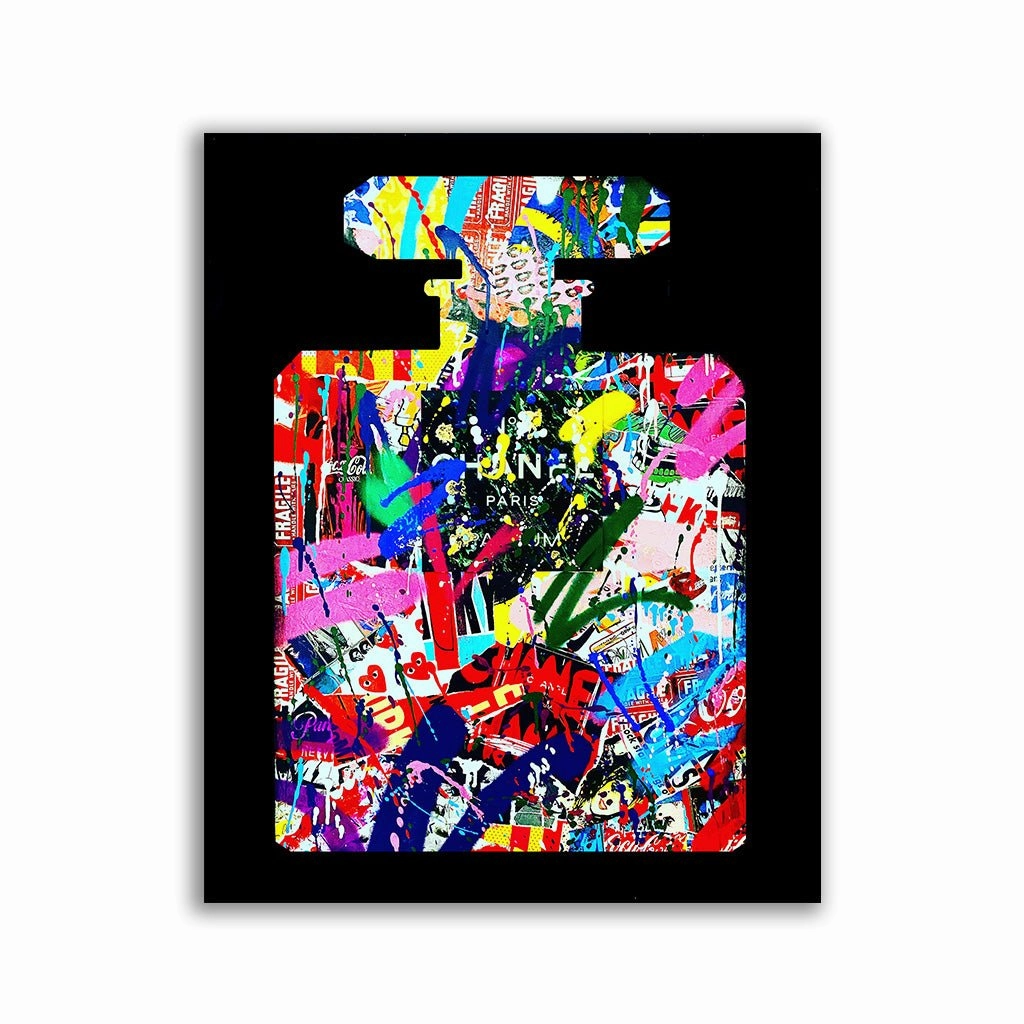 Pop Fragrance by RS Artist framed mural artwork