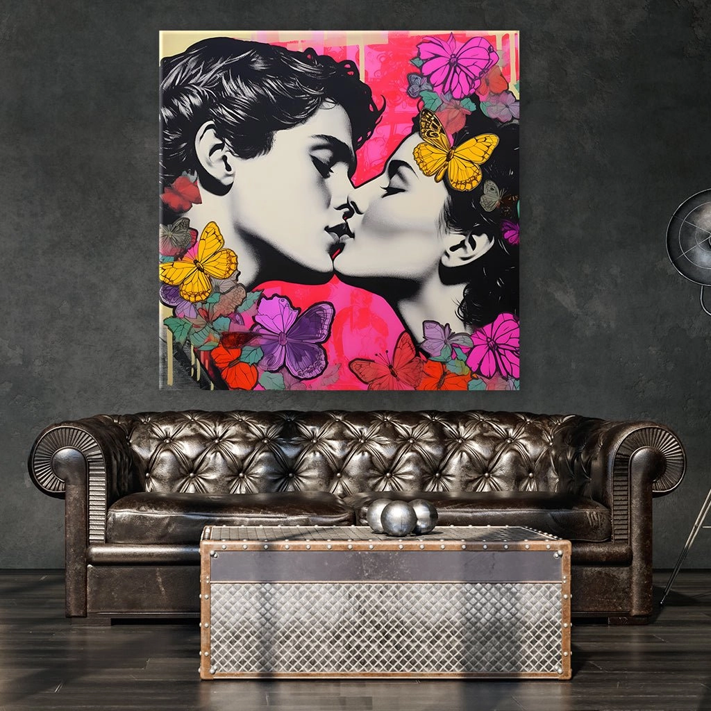 Popart Kiss by Rosa Piazza 