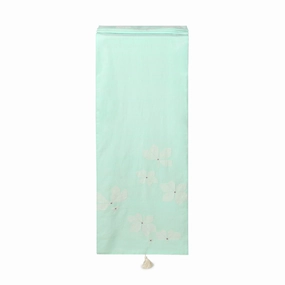 Poppy Extra Weft Cotton Table Runner ceramic table ornament