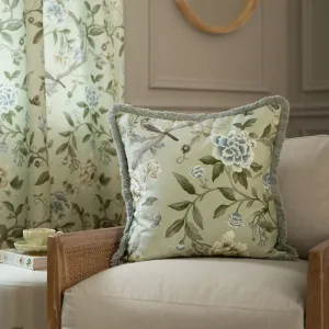 Porcelain Garden Chenille Cushion Sage modern fashion rug  