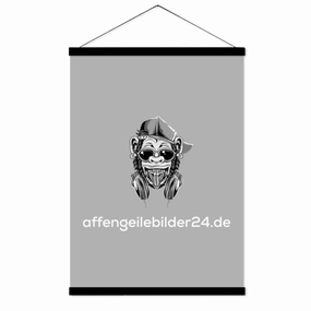 Poster bar -black- framed mural artwork