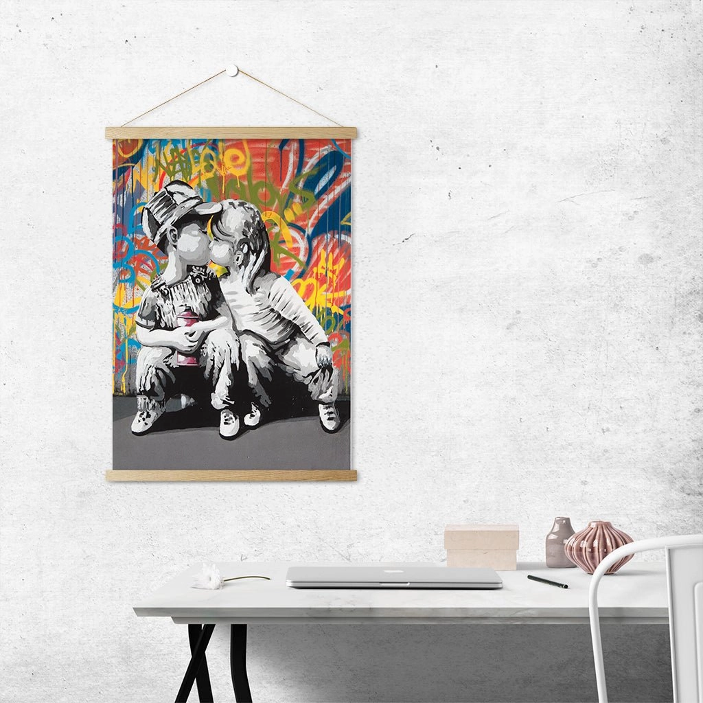 Poster bar -oak-