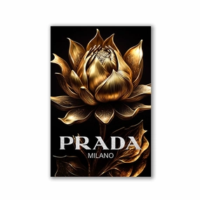 Prada Flower by Adrian Vieriu framed mural artwork